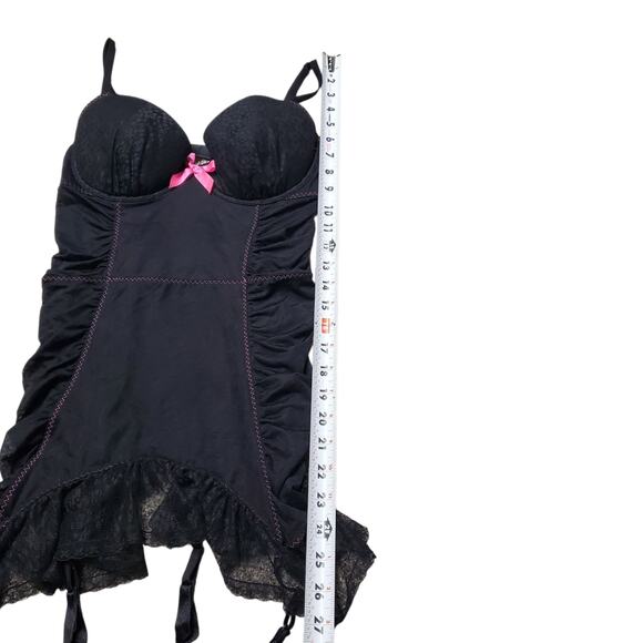 Victoria's Secret Black Bodycon Lengiere Mini Dress - Size 36c - Picture 5 of 7